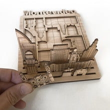 Cargar imagen en el visor de la galería, Montevideo Skyline Tangram