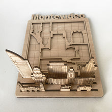 Cargar imagen en el visor de la galería, Montevideo Skyline Tangram