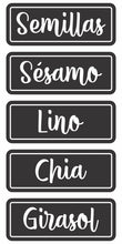 Cargar imagen en el visor de la galería, Enchúlame los Frascos - Vinilos para envases.  Condimentos
