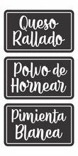 Cargar imagen en el visor de la galería, Enchúlame los Frascos - Vinilos para envases.  Condimentos