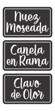 Cargar imagen en el visor de la galería, Enchúlame los Frascos - Vinilos para envases.  Condimentos