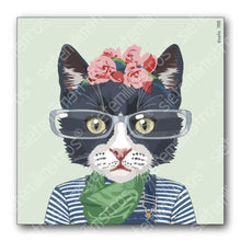 Cargar imagen en el visor de la galería, Laminas De Gatos Gata Lola / 30X30 Cm Laminas