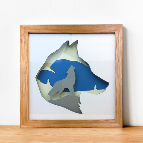Cuadro Lobo Salvaje