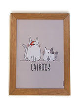 Cargar imagen en el visor de la galería, Cuadro Ilustración CAT ROCK